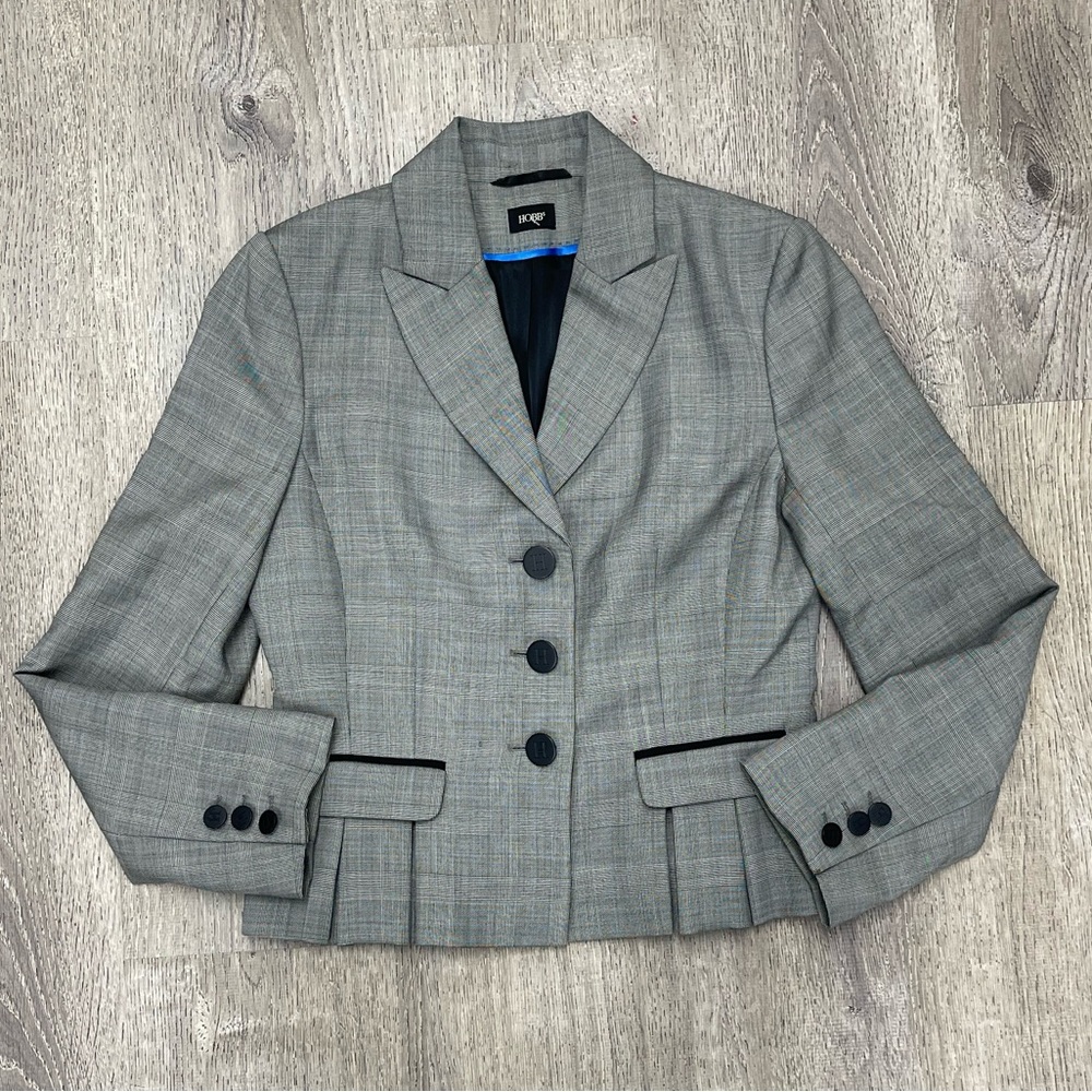 Hobbs Prince of Wales Checkered Blazer